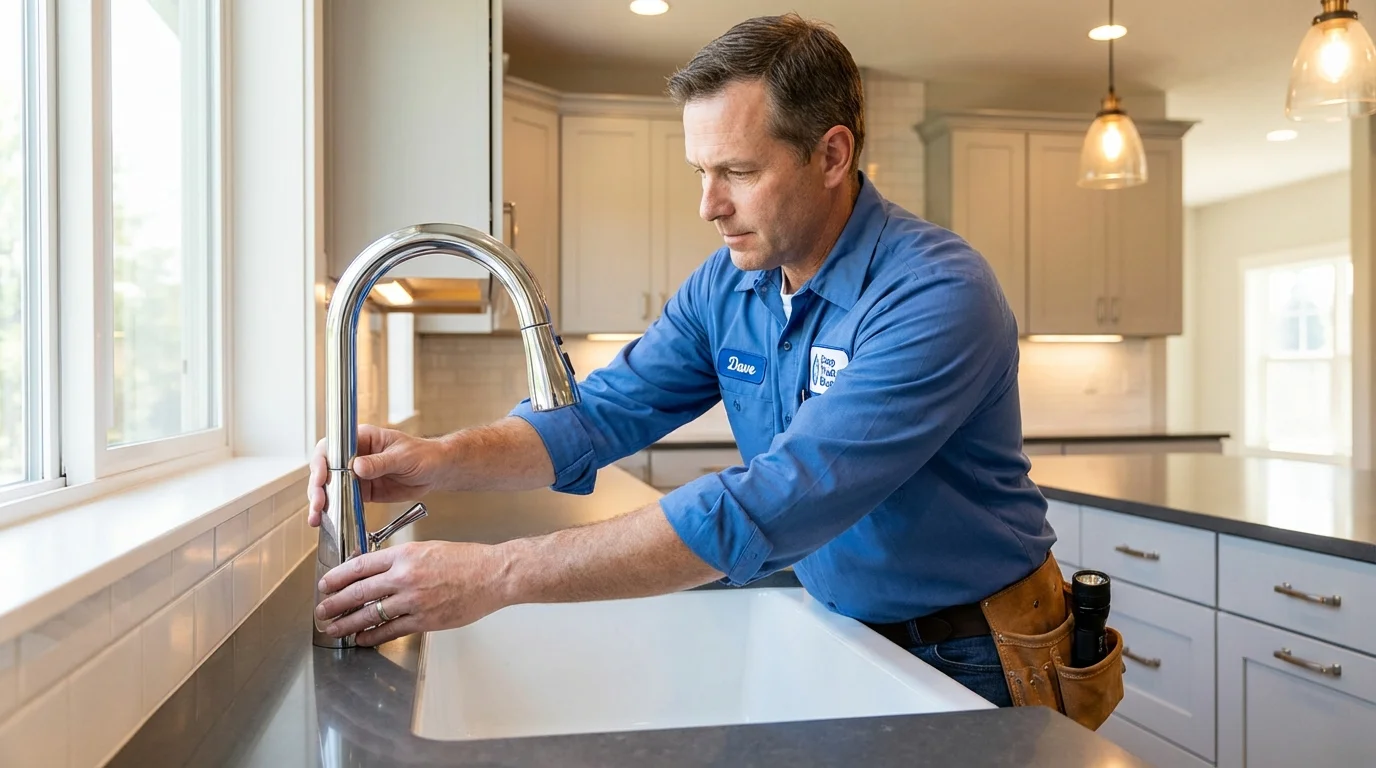 Kitchen faucet installation by Johns Plumbing LLC in Glenns Ferry