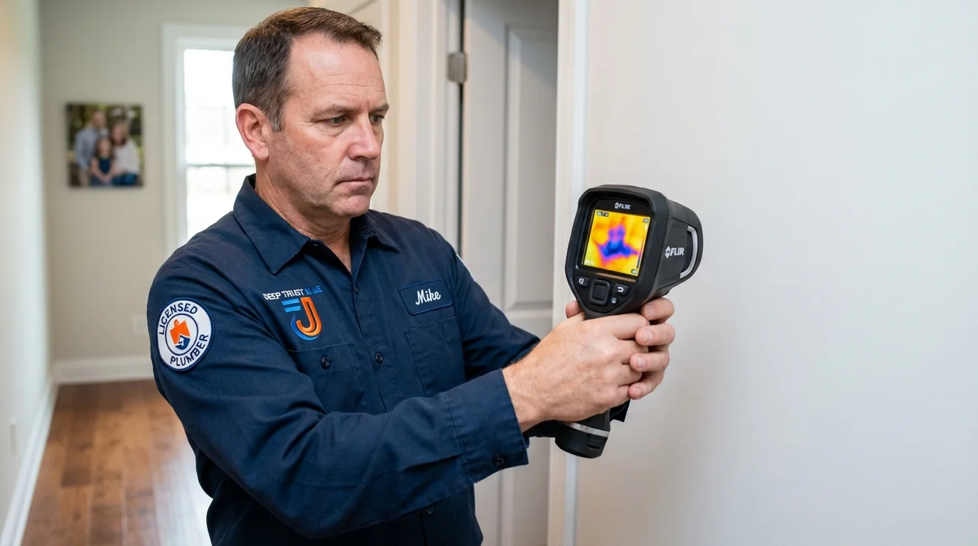 Thermal imaging leak detection by Johns Plumbing LLC in Glenns Ferry